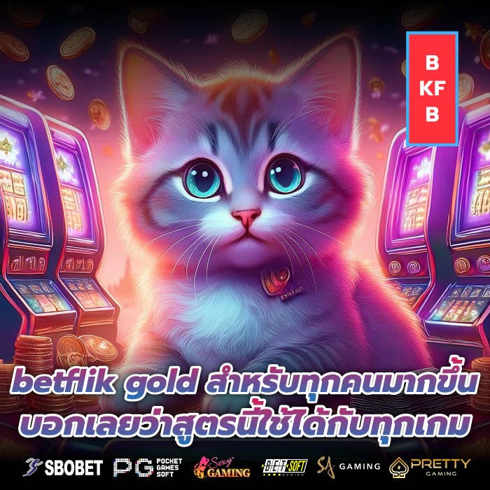 betflik gold สำหรับทุกคนมากขึ้น บอกเลยว่าสูตรนี้ใช้ได้กับทุกเกม